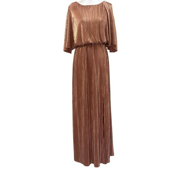 See & Be Seen pleated maxidress, glamorous, statement dress, wedding guest - Picture 1 of 6